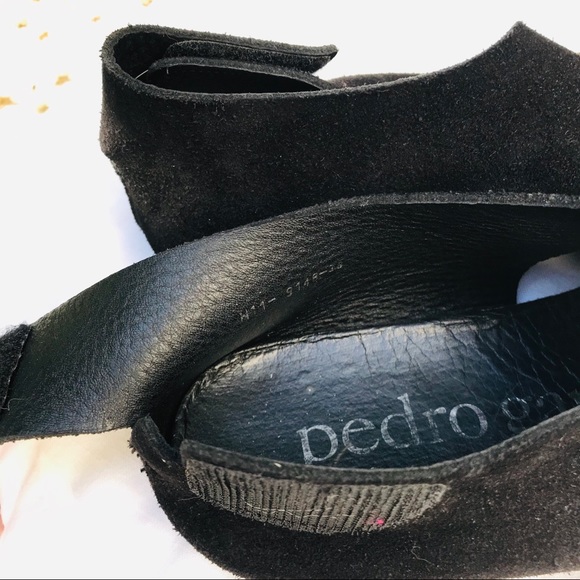 Pedro Garcia Jackie Black Suede Thong - Picture 7 of 8